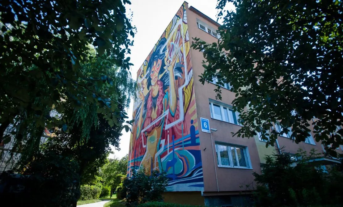 Mural Zaspa Gdańsk fot. pomorskie.travel